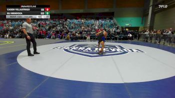 113 lbs Round Of 16 - Casen Villastrigo, Crook County vs Eli Mendoza, Gilroy