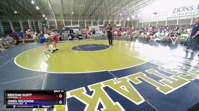 138 lbs Placement Matches (8 Team) - Kristian Scott, Louisiana vs Owen Gruchow, Minnesota Red