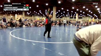 120 lbs Cons. Round 3 - Christian Gentry, Trojan Wrestling Academy LLC vs Aiden Dean, B.R.A.W.L