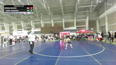 85 lbs Champ. Round 1 - Rowan Brown, Wasatch Wrestling Club vs Aisea Tabakece, Sublime Wrestling Academy