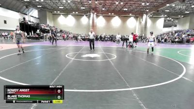 106 lbs Cons. Round 5 - Rowdy Angst, Liberty vs Blake Thomas, Piedmont