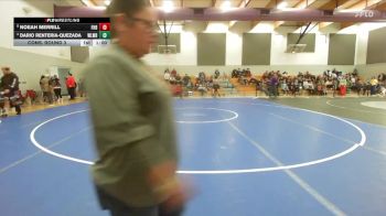 Boys 167 lbs Cons. Round 3 - Dario Renteria-Quezada, Willows Boys vs Noeah Merrill, Foothill Boys