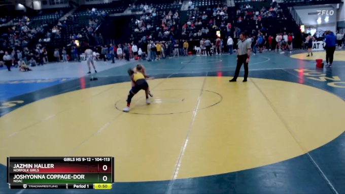 104-113 lbs Cons. Semi - Jazmin Haller, Norfolk Girls vs Joshyonna ...