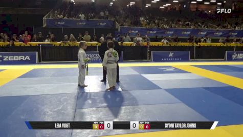 Leia Vogt vs Sydni Taylor Johns 2026 Pan Kids Jiu-Jitsu IBJJF Championship