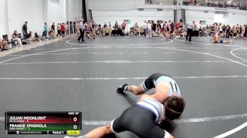 120 lbs Round 1 (8 Team) - Frankie Spagnola, Iron Horse 2 vs Julian Moonlight, PA Alliance