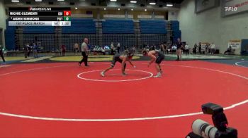 141 lbs 1st Place Match - Richie Clementi, California Baptist vs Aiden Simmons, Cal Poly