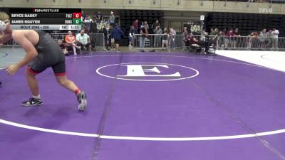 285 lbs Quarterfinal - Bryce Dadey, Fulton vs James Nguyen, Duncannon