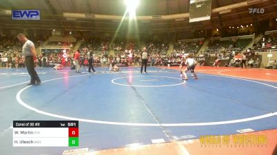 80 lbs Consi Of 32 #2 - Wesley Martin, 2TG vs Hudson Utesch, Siouxland Wrestling Academy