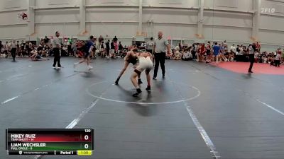 120 lbs Round 2 (6 Team) - Mikey Ruiz, Team Shutt vs Liam Wechsler, Full Circle