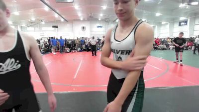 150 lbs 5th Place - Camden Babiczuk, Donahue Wrestling Academy - MS vs Calen Saksa, Revival Orange-MS
