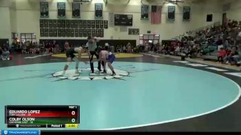 170 lbs Round 1 (4 Team) - Colby Olson, Cheyenne East vs Eduardo Lopez, Fort Collins