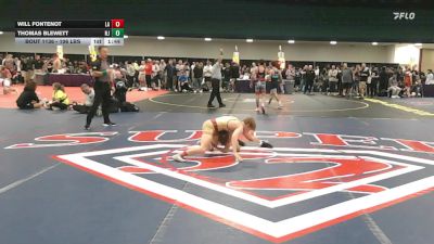 106 lbs Consi Of 32 #1 - Will Fontenot, LA vs Thomas Blewett, NJ