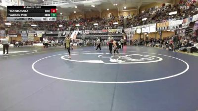 120 lbs Quarterfinal - Ian Giancola, Hoxie Hs vs Jaxson Vice, Atchison-Maur Hill-Mount Academy