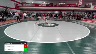 120 lbs Round Of 16 - Paul Perry, Plymouth South vs Loden Wells, King Philip