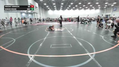 65 lbs Rr Rnd 1 - Vincent Obregon, Indiana Outlaws Red - EL vs Gideon Drane, Great Neck Wrestling Club - EL