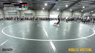 89 lbs Round Of 32 - Macklin Doyle, Immortal Athletics WC vs Mekai Lawniczak Hons, Westshore Wrestling Club