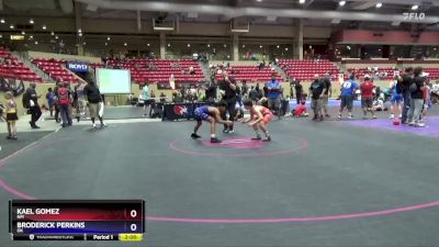 108 lbs Cons. Semi - Kael Gomez, NM vs Broderick Perkins, OK