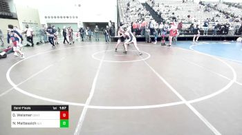 190-I lbs Semifinal - Quinn Weismer, Centurion vs Nevin Mattessich, Olympic