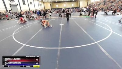 165 lbs Cons. Semi - Colton Loween, MN vs Isaiah Guerrero, WI