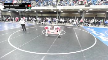 132 lbs Champ. Round 2 - Enzo Basso, Lincolnway East vs Travis Leonardson, Unattached