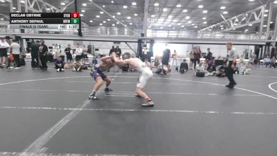 150 lbs Finals (8 Team) - Declan Obyrne, Steller Trained Cad Bane vs Anthony Depaul, Team Shutt Mau Mau