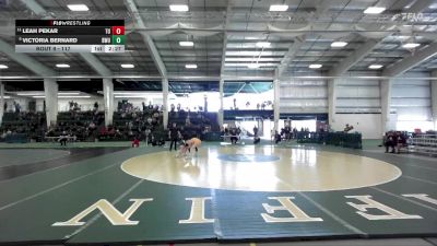 117 lbs Champ. Round 1 - Leah Pekar, Tiffin University vs Victoria Bernard, Baldwin Wallace