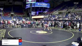 152 lbs Rnd Of 16 - Zach Hanson, Minnesota vs Leandro (LJ) Araujo, North Dakota