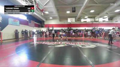 Boys 115 lbs Champ. Round 1 - Alexis Jauregui, Pleasant Valley Boys vs Acelino Young, Lassen Boys