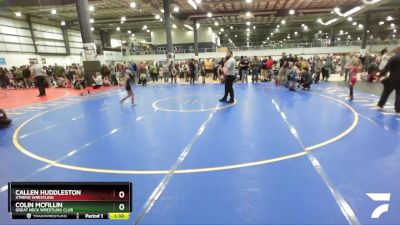 61 lbs Quarterfinal - Callen Huddleston, Xtreme Wrestling vs Colin Mcfillin, Great Neck Wrestling Club