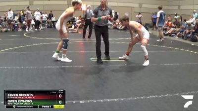 130 lbs Semis & 1st Wrestleback (8 Team) - Xavier Roberts, Elite Athletic Club WE vs Owen Kimmons, Beast Mode WA Green