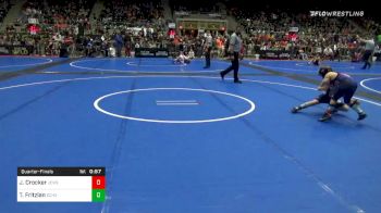 70 lbs Quarterfinal - Jacoby Crocker, Jackson County Wrestling vs Teek Fritzlan, Colorado Outlaws