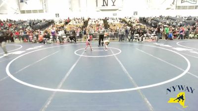 56 lbs 5th Place Match - Finley Paganello, Alexander Tri-Town Wrestling vs Carter Solomon, North Tonawanda Wrestling Club
