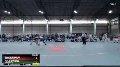 110 lbs Round 2 (4 Team) - Draegon Large, Team Northwest vs Flynn Overall, Hawks WC