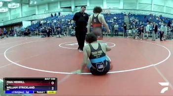 145 lbs Quarterfinal - Finn Merrill, IL vs William Strickland, OH