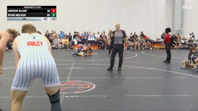 190 lbs Round 4 (6 Team) - Leeson Allen, Refinery Wrestling vs Ryan Nelson, Missouri Outlaws