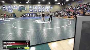 120 lbs Quarterfinal - Olivia Lewis, Marina vs Luci Cervantes, Channel Islands