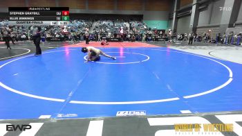 85 lbs Quarterfinal - Stephen Graybill, California Grapplers vs Ellis Jennings, The Valley Wrestling Club