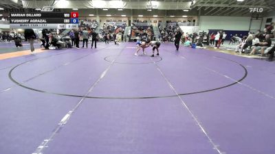 117 lbs Cons. Semi - Yusneiry Agrazal, Central Methodist University vs Mariah Dillard, Wayland Baptist University