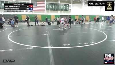 113 kg Rr Rnd 1 - Grayson Harwood, All In Wrestling Academy vs Drew Brinkmeier, Spartan Mat Club
