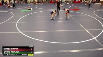 100 lbs Round 3 (4 Team) - Samuel Whitlock, Rogers vs Chase Lawrence, Stillwater