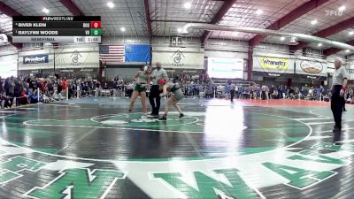 110 lbs Semifinal - Raylynn Woods, Virgin Valley vs River Klein, Douglas