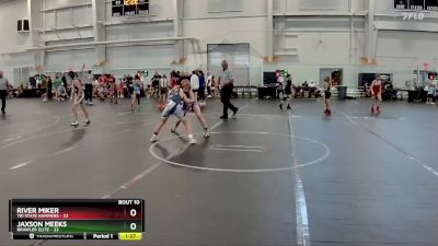 84 lbs Round 4 (6 Team) - River Miker, Tri State Hammers vs Jaxson Meeks, Brawler Elite