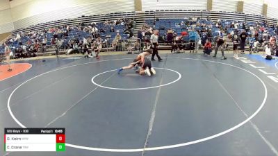 12U Boys - 108 lbs Cons. Round 3 - Davide Keirn, MVKWA Patriot Wrestling Club vs Coy Crane, The Stable Wrestling