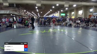 38 kg Rnd Of 64 - Aaron Lopez, Red Wave Wrestling vs Logan Bailey, Curby 3 Style Wrestling Club