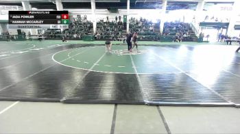 124 lbs Quarterfinal - Hannah Mccarley, Gannon University vs Jada Fowler, Frostburg State