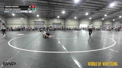 95 lbs Consi Of 32 #1 - Tristan Perkins, Victory vs Brayden Kuhlman, Westshore Wrestling Club