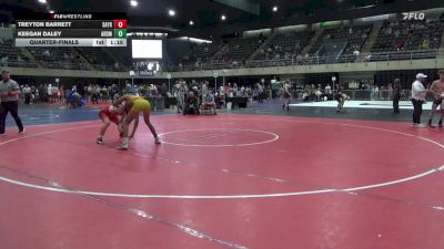 152 lbs Quarterfinal - Treyton Barrett, Sayre vs Keegan Daley, Ardmore