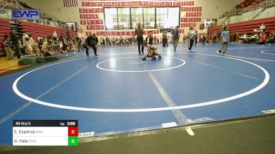 46 lbs Rr Rnd 3 - Eli Esparza, Mission Wrestling Club vs Grayson Hale, Standfast OKC