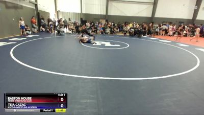 85 lbs Round 1 - Easton House, Forks Wrestling Club vs Teia Cazac, Ascend Wrestling Academy