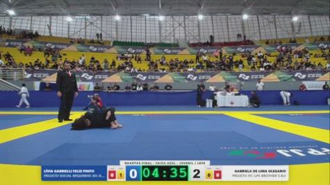 LÍVIA GABRIELLI FELIX PINTO vs GABRIELA DE LIMA OLEGARIO 2026 FPJJ Circuito Paulista GI Etapa 3
